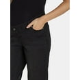 thumbnail image 5 of Time and Tru Women's Maternity Straight Leg Jeans, 27" Inseam, Sizes S-XXL, 5 of 5