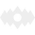 thumbnail image 4 of 30"W x 20"H x 7"ID x 9 1/4"C x 1"P Zoe Architectural Grade PVC Contemporary Ceiling Medallion, 4 of 11