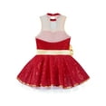 thumbnail image 6 of inhzoy Kids Girls Sequins Tutu Dress for Christmas Dance Performance Santa Girls Dress-Up,Sizes 4-16 Red 8, 6 of 8