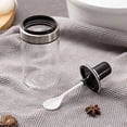 thumbnail image 3 of Pot de Rangement en Verre pour Condiments et Épices de Cuisine avec Couvercle à Cuillère, 3 of 10
