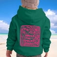 thumbnail image 5 of WOYY Big Girls Graphic Hoodie Palm Print Pullover Hooded Sweatshirt, Sizes 10-11, 5 of 6