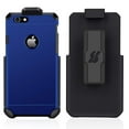 thumbnail image 3 of IMPACTSTRONG Compatible for iPhone 6/6s - Belt Clip Case Heavy Duty Dual Layer Protection Cover and Holster Belt Clip Combo (Navy Blue), 3 of 9
