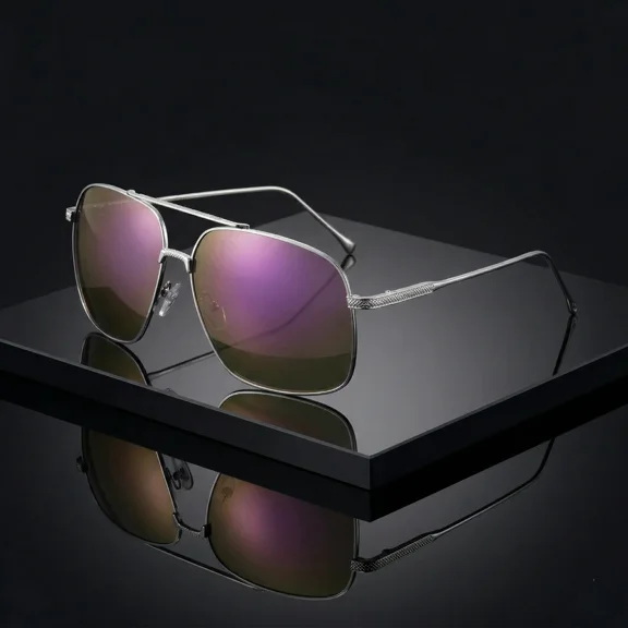 Color Classic XL Frame Metal Aviator Pilot Casual Oversize Sunglasses
