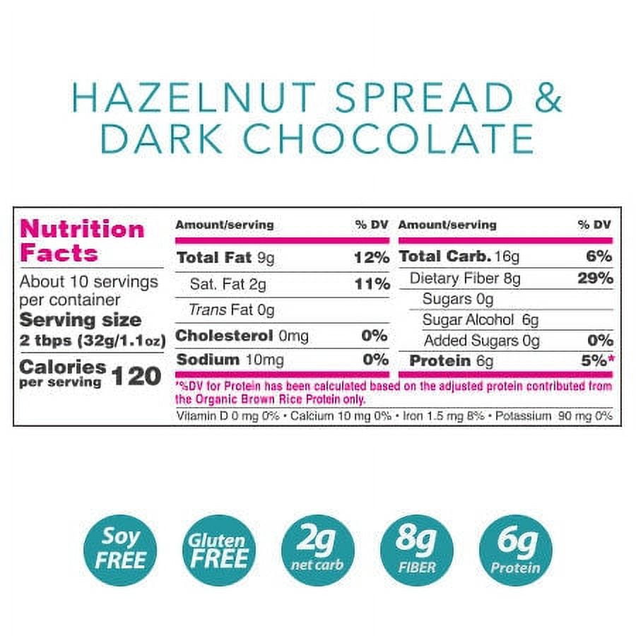 Nutilight Sugar-Free Protein + Hazelnut Spread & Dark Chocolate Size: 3-Pack