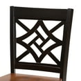 thumbnail image 6 of Baxton Studio Nicolette Modern and Contemporary Two-Tone Dark Brown and Walnut Brown Finished Wood 5-Piece Pub Set, 6 of 9