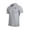 Gray, variant on Men's Solid Color Short Sleeve Button Up Hooded Pullover, Casual Hoodie Top With Hood, Button Closure, Polyester Rayon Cotton Blend, Lightweight Breathable, Daily Wear | Zenithor,Black L