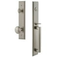 thumbnail image 4 of Grandeur 845079 Carre Solid Brass Rose Keyed Entry Single Cylinder Full Plate "D" Grip, 4 of 5