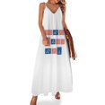 thumbnail image 1 of Vestido sin mangas con letras cursivas de papel de lija Montessori, vestidos de novia para fiestas, vestido sexy, 1 of 7
