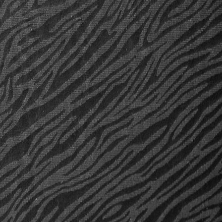 Zebra Foil Spandex fabric for fashion and upholstery