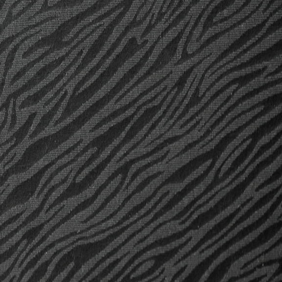 Zebra Foil Spandex fabric for fashion and upholstery