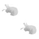 thumbnail image 1 of Minnieouse Accesorios para el cabello de moda Pin portátil Malla Decoraciones de boda Adornos para el día de San Valentín Tocados para mujeres Blanco 2Conjunto, 1 of 6