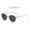 Sky blue frame with black and gray lenses, variant on Retro American-style Ancla red eyeglass frames for women, high-end trendy sunglasses, a makeup-free essential, suitable for square and round faces, fashionable and versatile