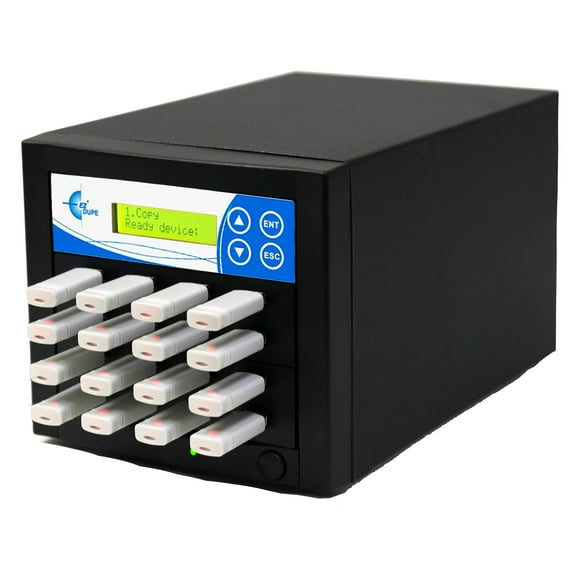 EZ Dupe 1 to 15 USB Duplicator - Flash Media Storage Cloner & Eraser (DoD Compliant) USB Pantera