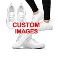 thumbnail image 1 of Zapatos planos Doginthehole de enfermera con diseño de periódico para mujer, zapatillas ligeras con cordones de malla para despertar, calzado transpirable de verano para damas y niñas., 1 of 6