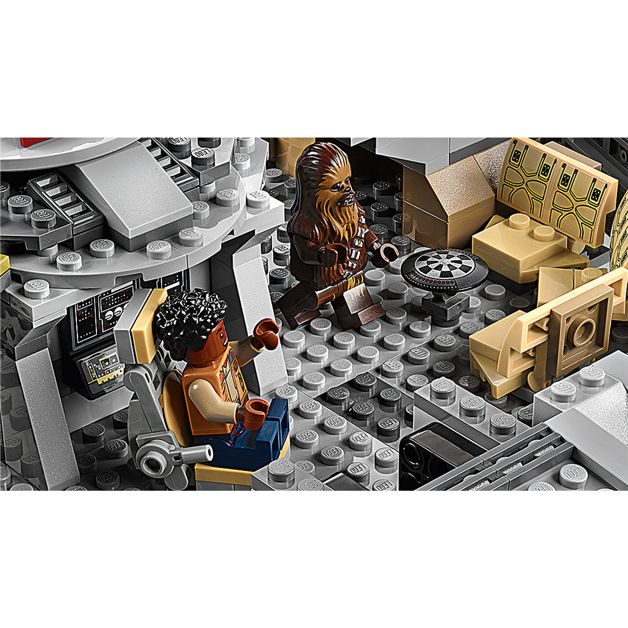  LEGO Star Wars Millennium Falcon 75257 Building Set - Starship  Model with Finn, Chewbacca, Lando Calrissian, Boolio, C-3PO, R2-D2, and D-O  Minifigures, The Rise of Skywalker Movie Collection : Toys 