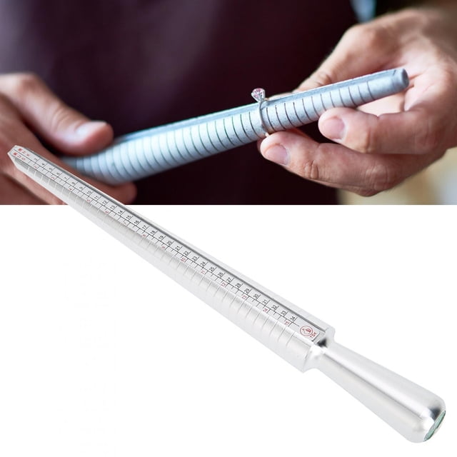 Precise Ring Measuring Stick, Ring Gauge Mandrel, Ring Measuring Tool For Jewelry Maker Jewelry Repair Worker ANGGREK Ring Gauge Mandrel