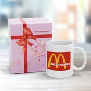 White Mug Fad McDonald Wordmark