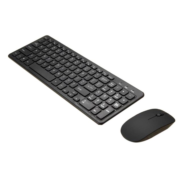 Teclado de mouse inalámbrico 1 Set de Ratón, Keyboard Inalámbricos para Ordenador para PC Pequeño Proporcina Memoria