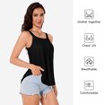thumbnail image 2 of Joyshaper Built in Bra Tank Tops for Women Loose Fit Camisoles Cool Flowy Cami S-3XL, 2 of 6