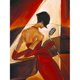 thumbnail image 1 of Cuadros Decorativos Vestido de desgaste de cantante de mujer de pintura digital pintado por números en lienzo (L194) Tmvgtek embutido en tela, 1 of 9