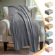 thumbnail image 1 of Manta Raschel de Doble Capa, Suave y Gruesa | Fleece de Poliéster a Rayas para Cama, Sofá | Edredón Cálido y Acogedor para Invierno | 100x150cm | Rosa, Gris, Azul, Caqui, Café | Calidez Ultra Suave, 1 of 6