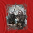 thumbnail image 2 of The Hobbit Wrongs Avenged Women's T Shirt, Red, Medium, 2 of 6