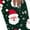 Dark Green, variant on Maternity Pajamas – Comfy Loungewear for Summer Women's Christmas Santa Print Button Pocket Long Sleeve Trousers Home Pajama Set