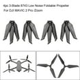 thumbnail image 2 of DPTALR 4PCs Carbon Fiber 8743 Foldable Propeller Low Noise 3-Blade For DJI Mavic 2 Pro, 2 of 9