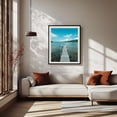 thumbnail image 2 of Dock on Lake George 04 - Silver Bay New York Photography Lake Nature Scenic Landscape Water Summer Black Framed Wall Art Print 9 x 12 inches, 2 of 4
