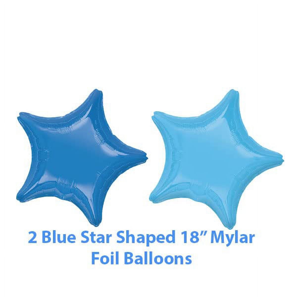 Amscan Cookie Monster Birthday Party Supplies Decorations Big Balloon Bundle with Character Mylar's, Star Mylar's, Big Number 1 and Latex Balloons
