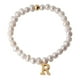 thumbnail image 1 of Pulseras Mujer de Perlas con Iniciales Oro 18k LuckyLy, Modelo Galia blanco UNITALLA, 1 of 6
