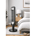 thumbnail image 2 of Ventilador de torre de pedestal de oscilación de 91 cm Holmes  Htf3610ar-b con control remoto negro de 36 pulgadas, 2 of 5