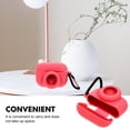 thumbnail image 4 of Miangastore Étui en Silicone pour AirTag, Housse de Protection Rouge, 1 Pce, 3.1 X 2.2 X 1.2 Po, 4 of 9