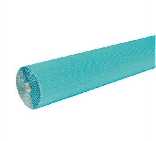 Corobuff Corrugated Paper Roll, 48-inch x 25-foot, Azure Blue