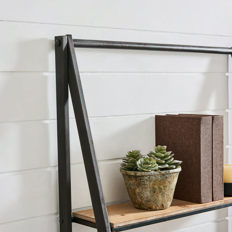 Trenton Ladder Shelf with Mirror