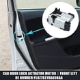 thumbnail image 2 of Unique Bargains Front Left Side Power Door Lock Actuator Motor for Ford Escape 2005-2007 No.YL8Z78219A65BAA, Black, 2 of 7