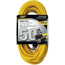 Power Zone SJTW Extension Cord, 12/3, 50 Ft, Double