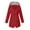 Red, variant on JINMGG Sweaters for Women Cardigan for Women,Women Solid Rain Jacket Outdoor Hooded Raincoat Windproof Top