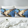 YST 3D Mallard Duck Comforter Cover Duck Hunting Bed Set, Farm Animal