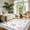 Gray, variant on GlowSol 2x6 Gray Washable Floral Runner Rug, Non Slip Low Pile Rug for Hallway Kitchen Bedroom
