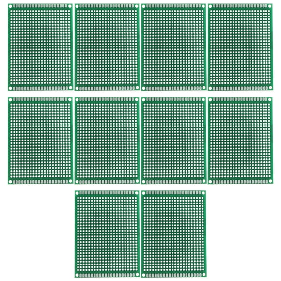 10pcs Circuit Board Universal Circuit Board Double Sided Pcb Board Prototype Board 6x8cm