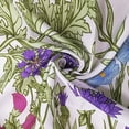 thumbnail image 4 of CAILDANL Wildflower Botanical Shower Curtain for Bathroom Decor 72Wx72H Inch Floral Flower Plant Herbs Sage Green Leaves Decorative Bath Set Bathroom Accessories Fabric Waterproof 12 Pack Hooks, 4 of 7