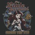 thumbnail image 2 of Men's The Little Mermaid Under Sea Grunge Graphic T-Shirt, 2 of 5