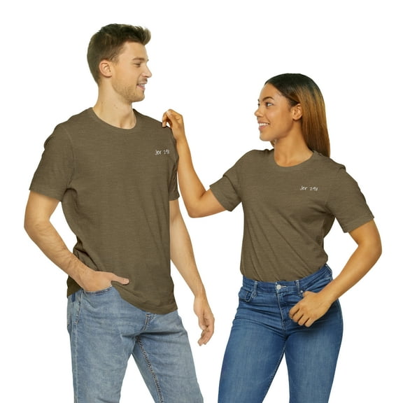 Jeremiah 29 11 Unisex Jersey Short Sleeve Tee