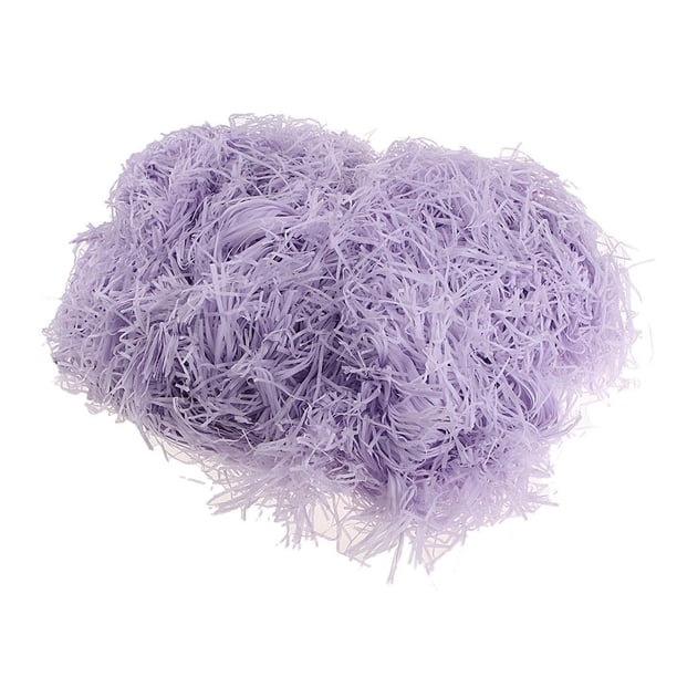 Relleno de Trituración de Papel Tiras de Papel Arrugado Rafia Ramo de Boda Material de Relleno Decoración para Fiesta en Casa Púrpura Baoblaze Cajas de relleno Raffia Grass