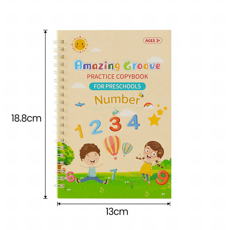 Magic Ink Copybooks for Kids Reusable Handwriting Workbooks for