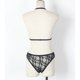 thumbnail image 4 of Gibobby Lencería sexy para mujer Lenceria Sexy para Mujer Transparente Ropa Interior Lenceria Vestidos de Mujer Sexis Bralette y Tanga Conjunto Interior Mujer(Negro, M), 4 of 5