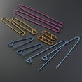 thumbnail image 3 of stitch holders 10pcs Random Colors Yarn Stitch Holder Set Crochet Knitting Needle Alloy Safety (Random Color), 3 of 11