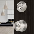 thumbnail image 2 of Toledo 229660 Malaga Double Deadbolt, Polish Brass, 2 of 2