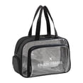 thumbnail image 2 of Transparent PVC Wet Dry Wash Bag Cosmetic Bag Large Capacity Beach Bag, 2 of 7